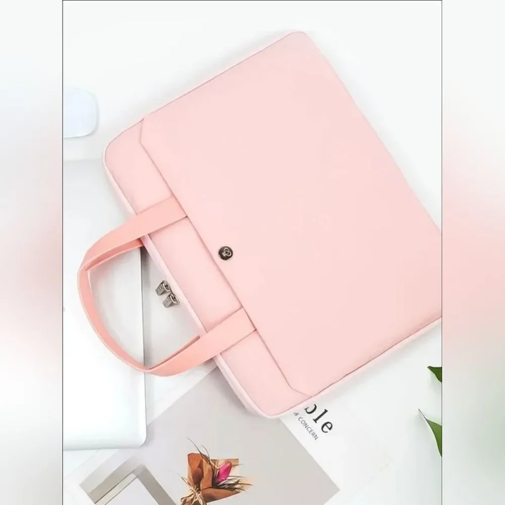 LAPTOP Briefcase Pink Handbag